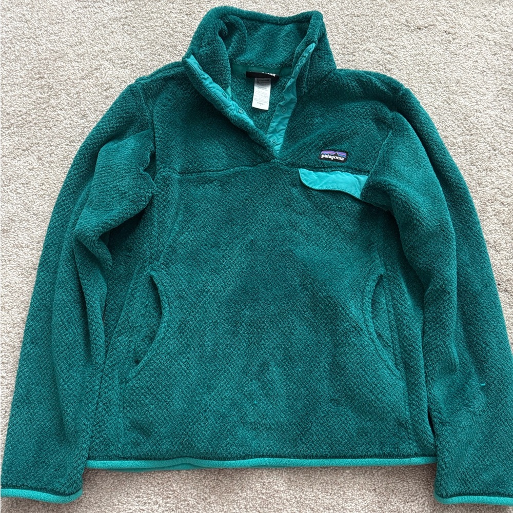 Patagonia Turquoise Fleece Jacket